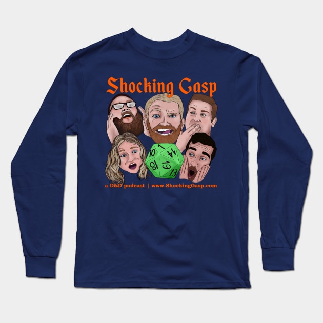 Shocking Gasp Logo Long Sleeve T-Shirt by Shocking Gasp Official Store